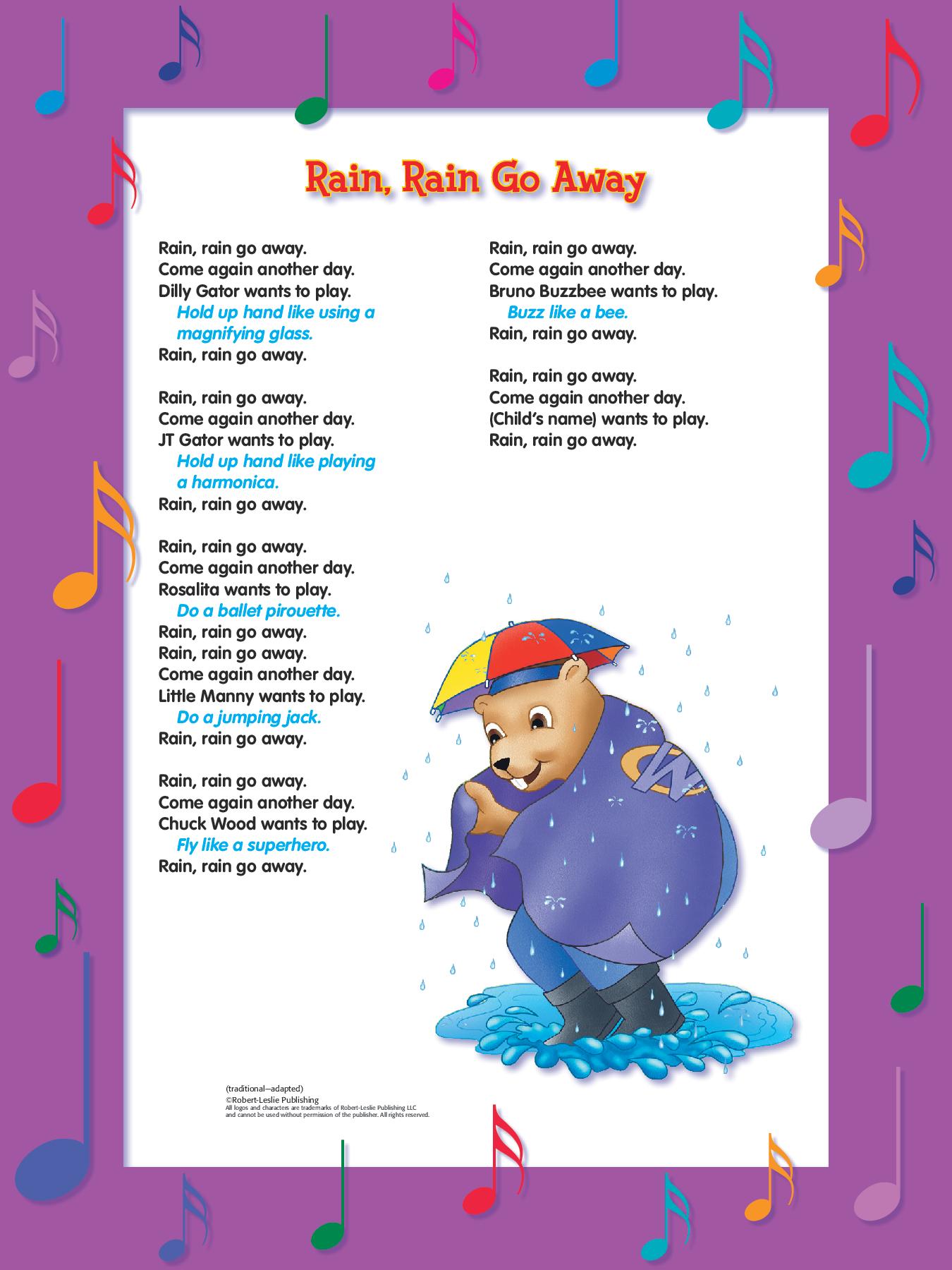 Английская песня дождь. Rain, Rain go away. Стих Rain Rain go away. Стихотворение Rain Rain go away. Rain Rain go away текст.